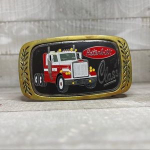 Vintage Peterbilt Trucking Co. Belt Buckle Brass